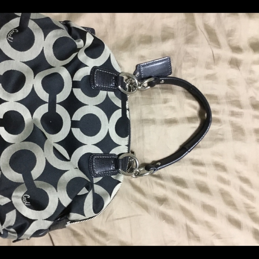 Black coach purse